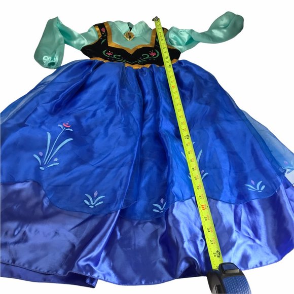 Halloween Costume Girl's Kid / Youth FROZEN Princess Anna Blue Full Tulle Skirt. - Picture 7 of 16